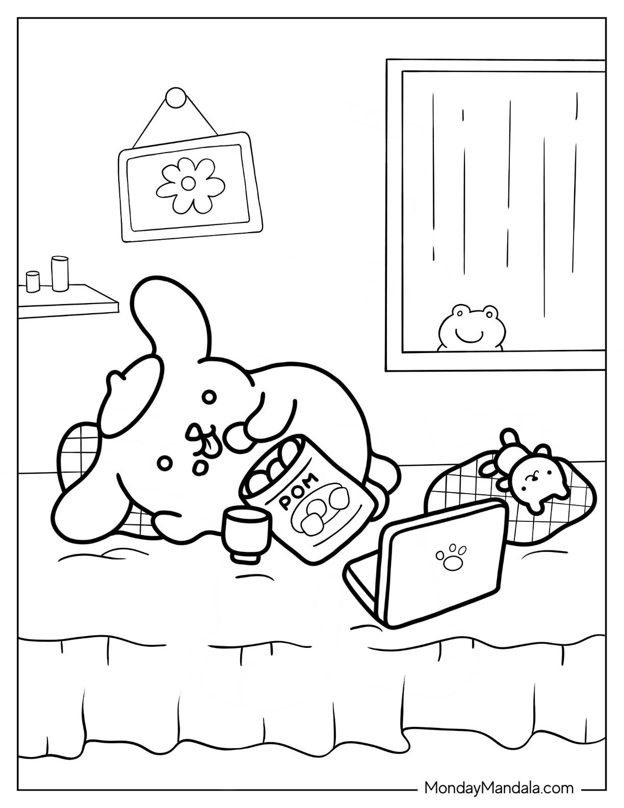 20 Pompompurin Coloring Pages Free PDF Printables 