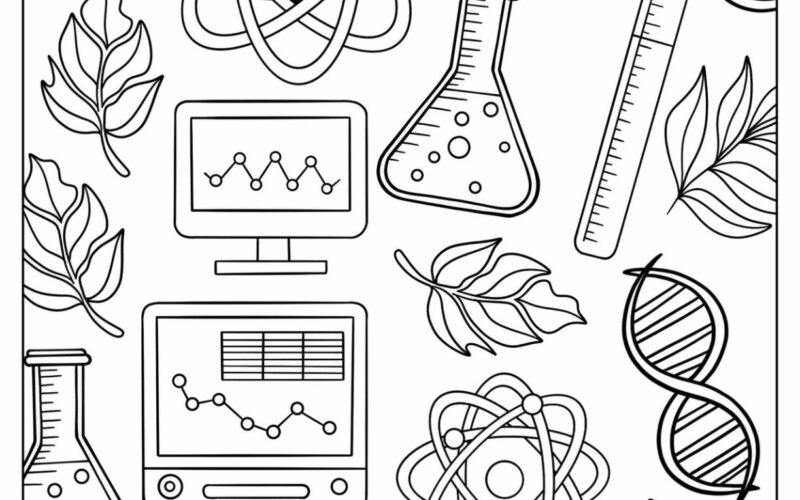 20 Science Coloring Pages Free PDF Printables