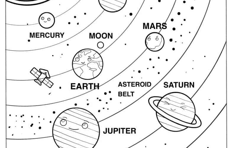 20 Solar System Coloring Pages Free PDF Printables
