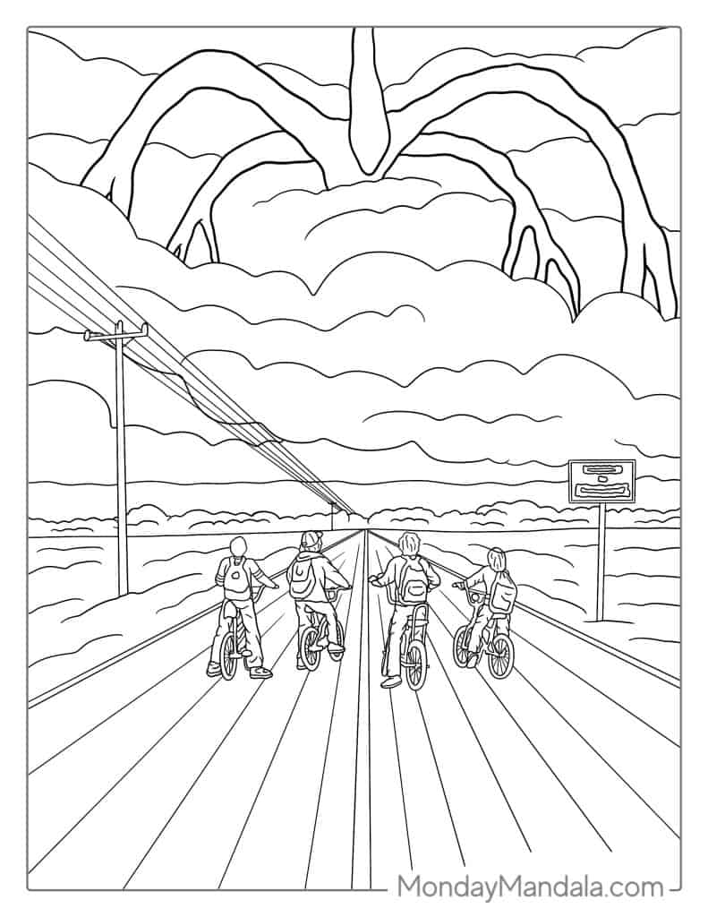 20 Stranger Things Coloring Pages Free PDF Printables 20 Stranger Things Coloring Pages Free PDF Printables