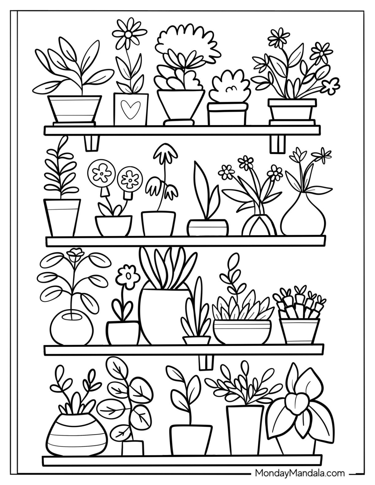plant coloring pages plant coloring pages