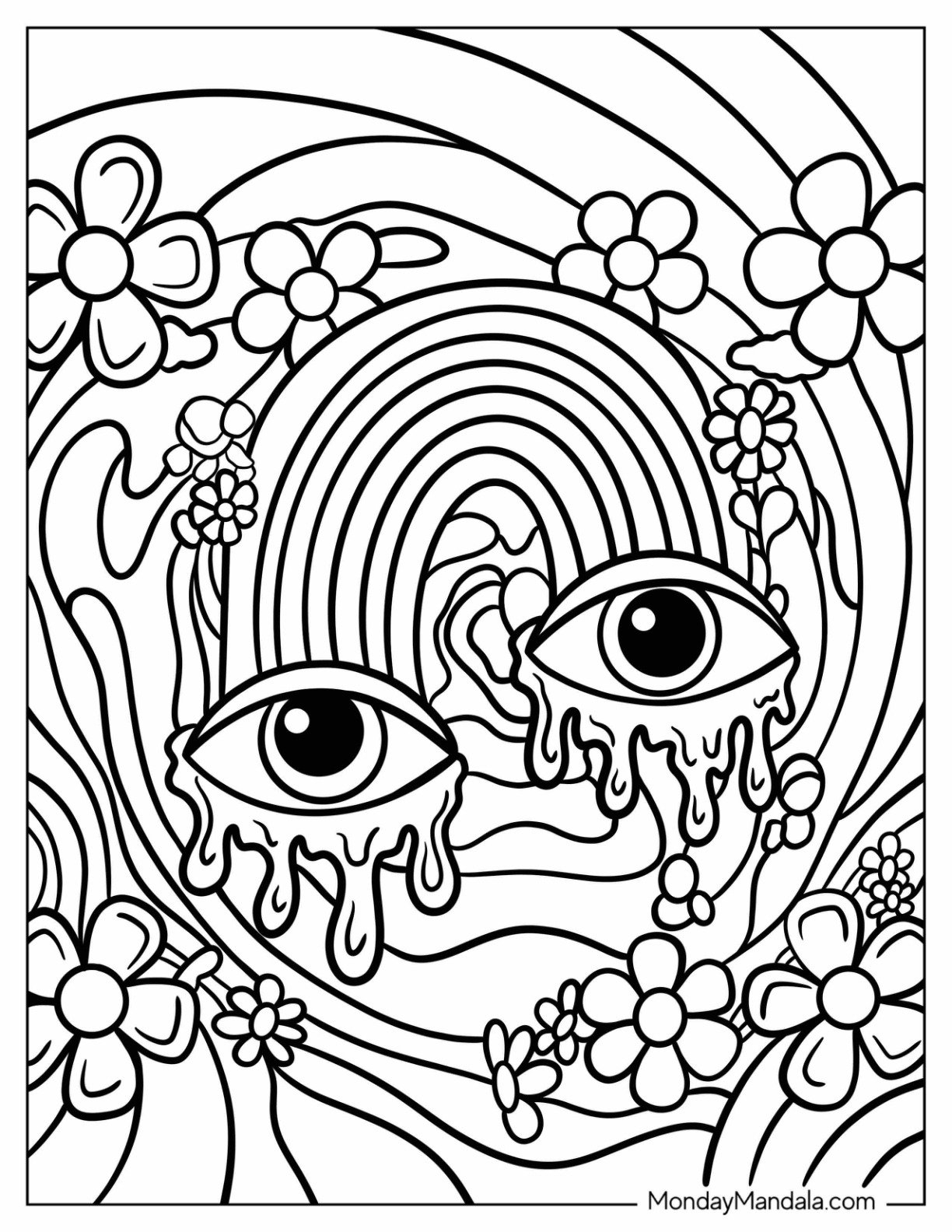 20 Trippy Coloring Pages Free PDF Printables 20 Trippy Coloring Pages Free PDF Printables