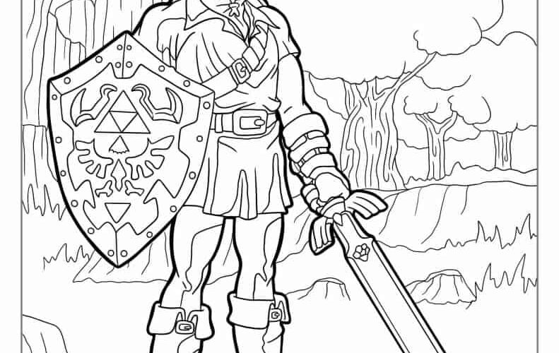 20 Zelda Coloring Pages Free PDF Printables