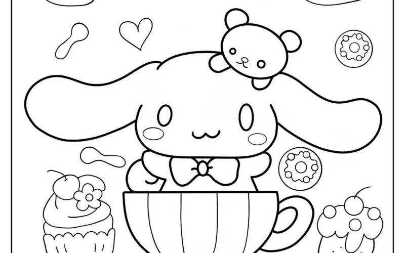 22 Cinnamoroll Coloring Pages Free PDF Printables