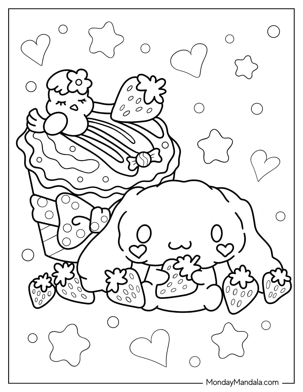 22 Cinnamoroll Coloring Pages Free PDF Printables 