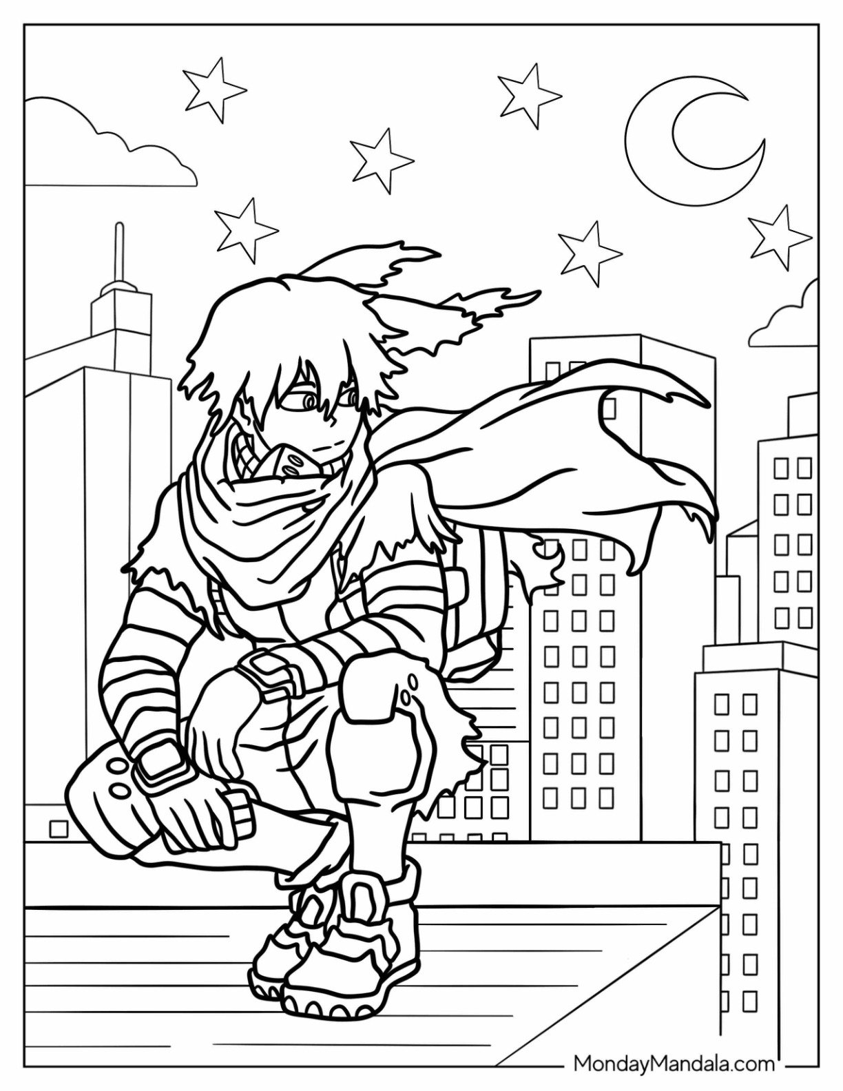 22 Deku Coloring Pages Free PDF Printables 