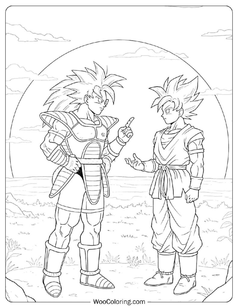 22 Goku Coloring Pages Free PDF To Print Woo Coloring