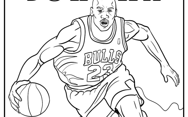 22 Michael Jordan Coloring Pages For Kids Free Printables