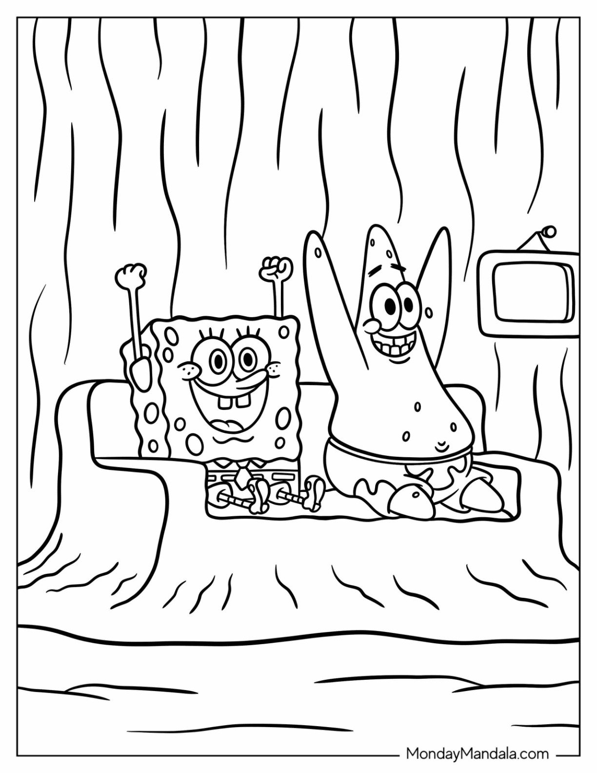 patrick star coloring pages