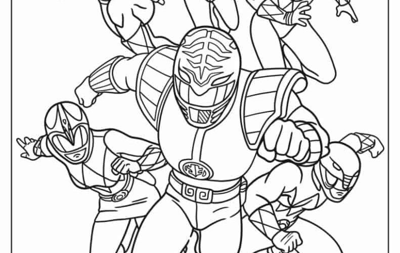 22 Power Rangers Coloring Pages Free PDF Printables
