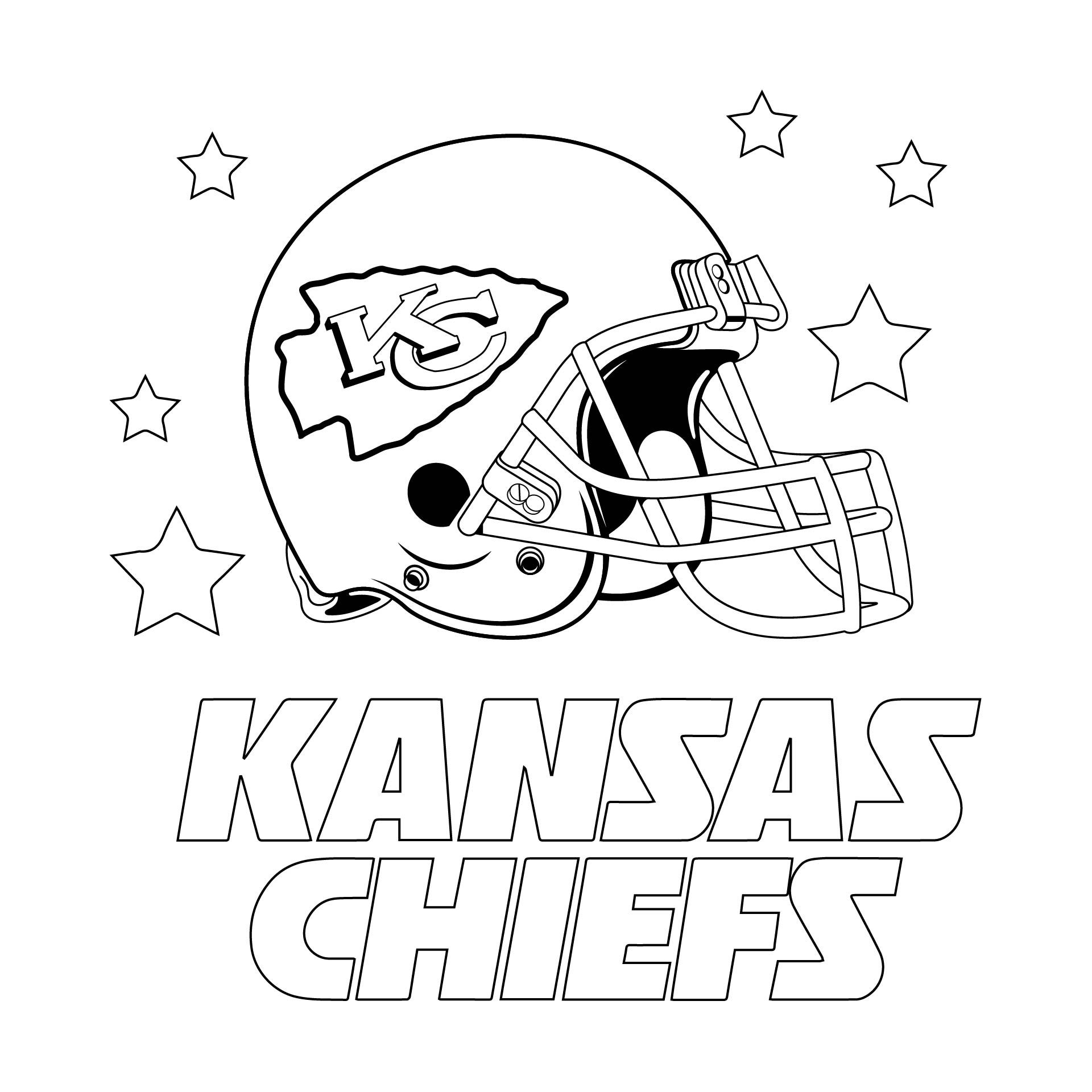 kansas city chiefs coloring pages
