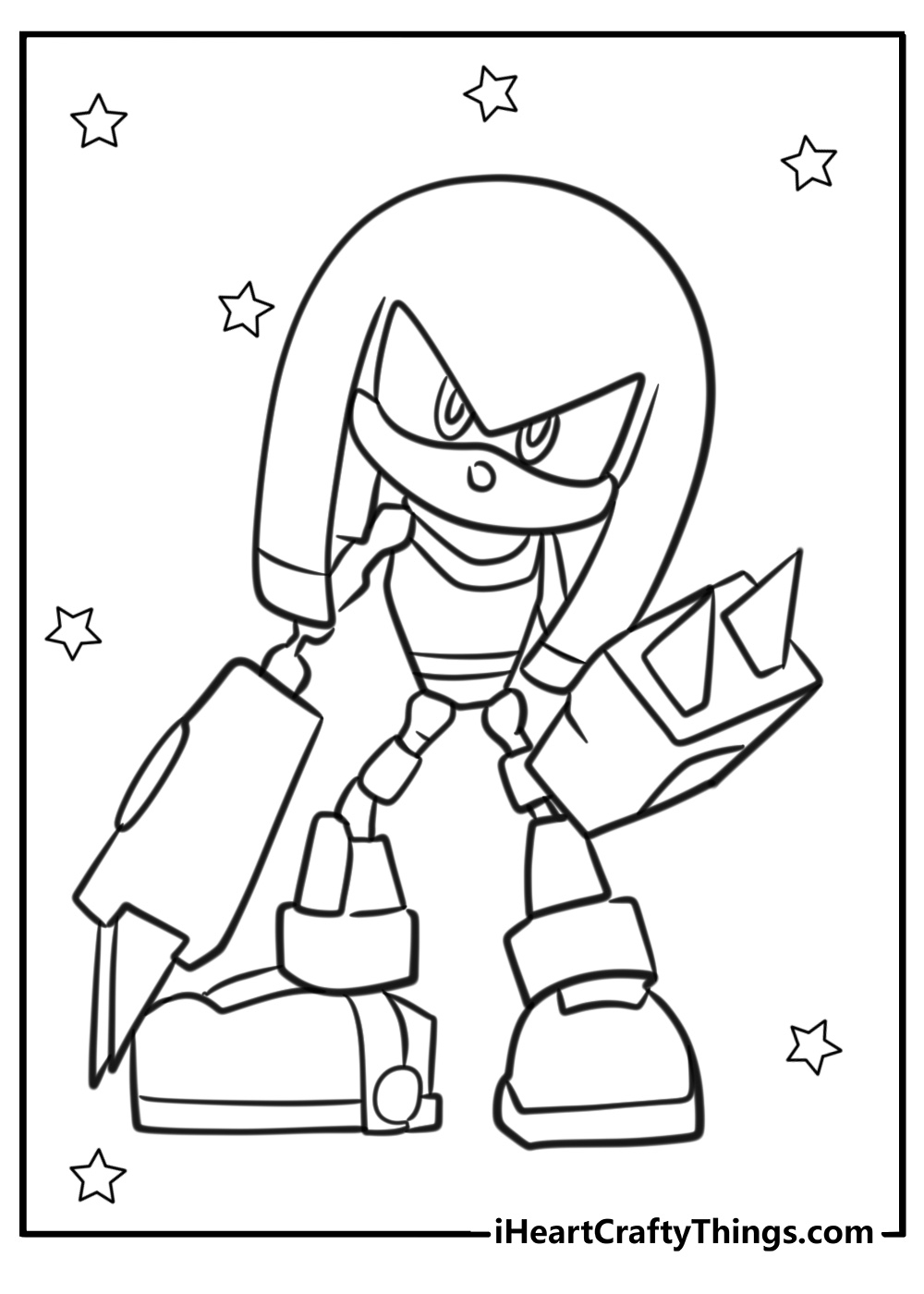 23 Knuckles Coloring Pages 100 Free To Print 