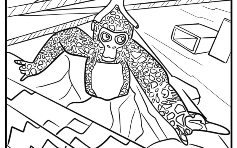 23 New Gorilla Tag Coloring Pages 100 Free To Print