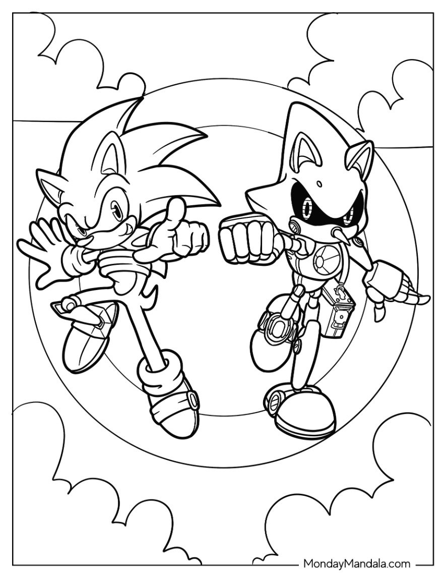 24 Metal Sonic Coloring Pages Free PDF Printables 24 Metal Sonic Coloring Pages Free PDF Printables