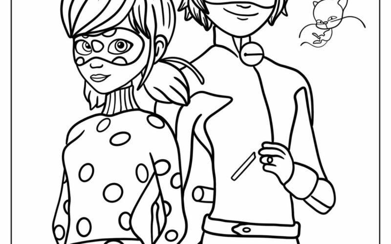 24 Miraculous Ladybug Coloring Pages Free PDF Printables