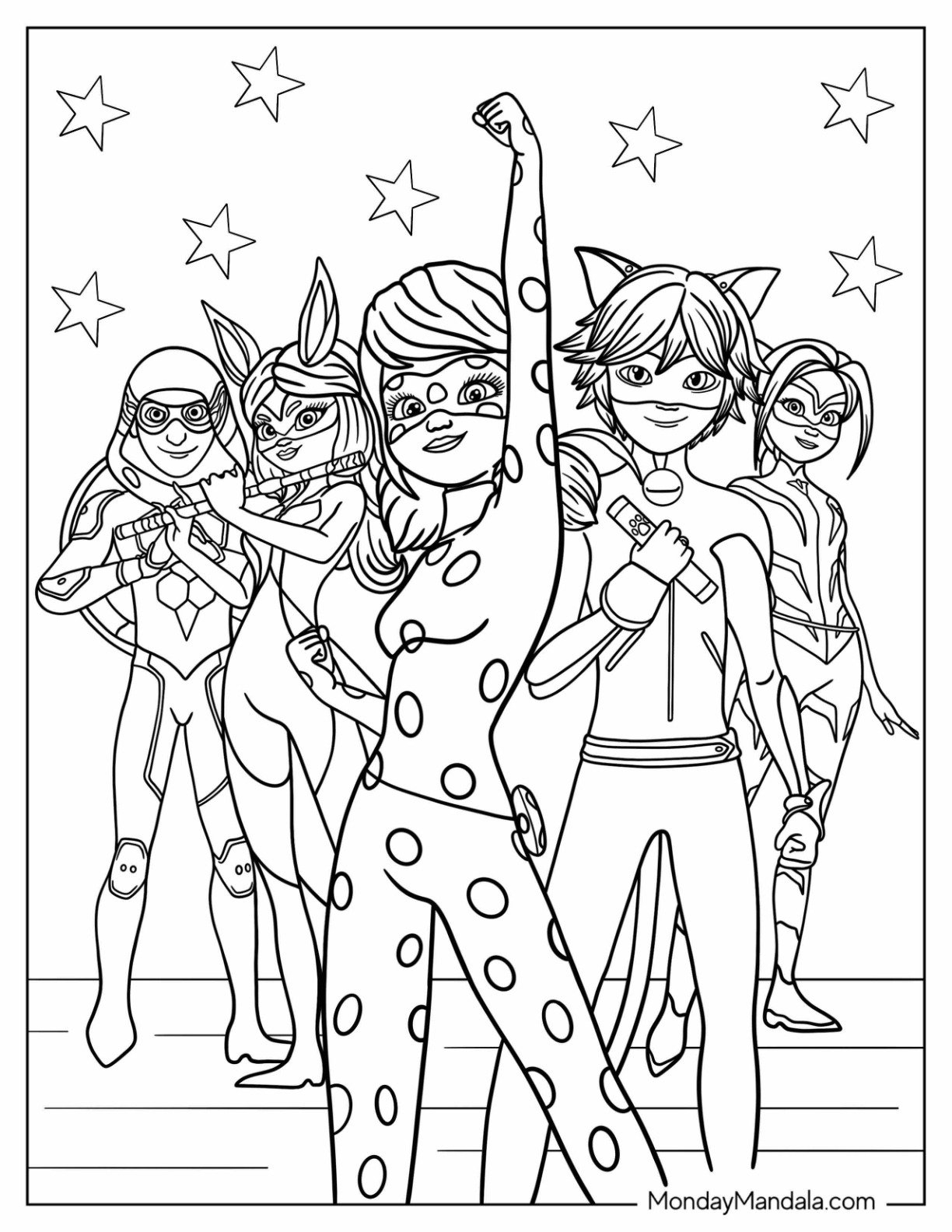 24 Miraculous Ladybug Coloring Pages Free PDF Printables 24 Miraculous Ladybug Coloring Pages Free PDF Printables