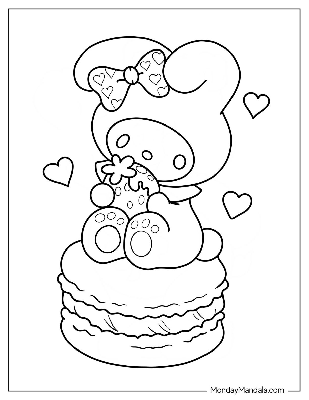24 My Melody Coloring Pages Free PDF Printables 24 My Melody Coloring Pages Free PDF Printables