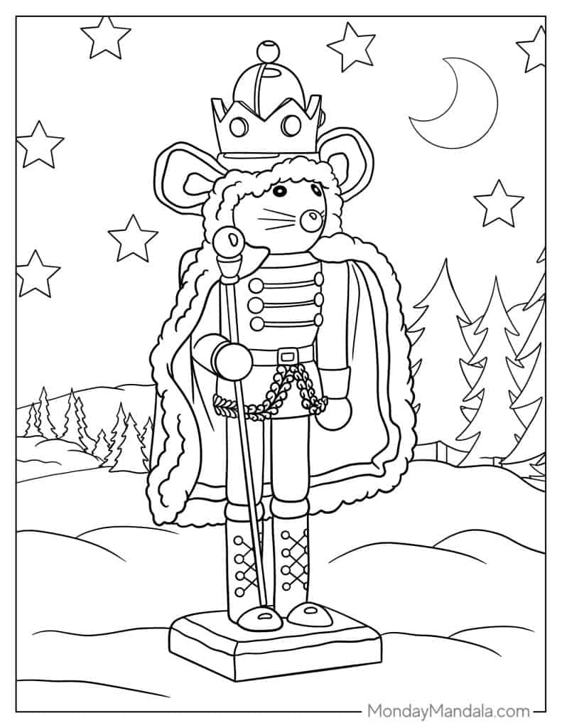 24 Nutcracker Coloring Pages Free PDF Printables 