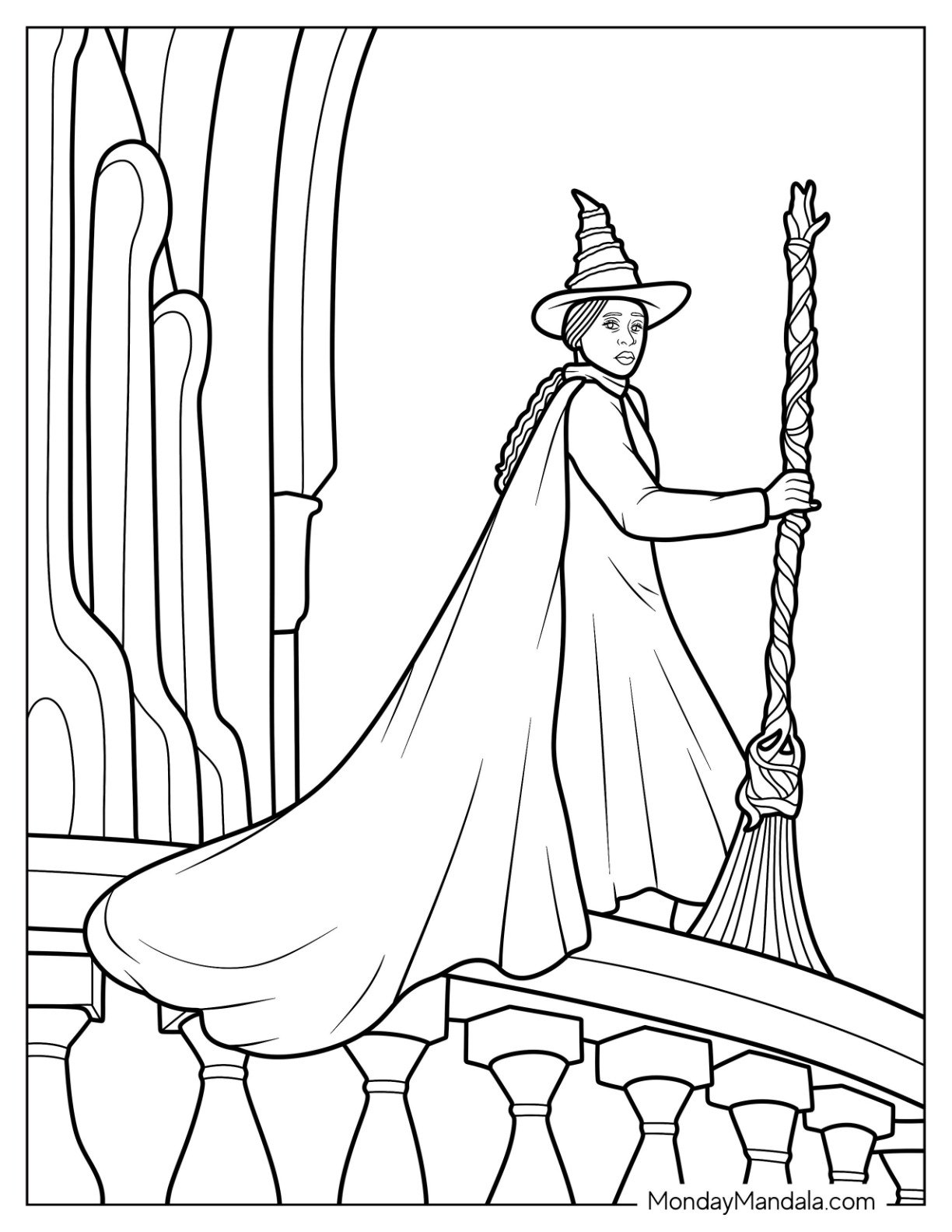 wicked coloring pages