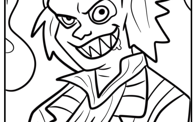 25 Beetlejuice Coloring Pages 100 Free To Print