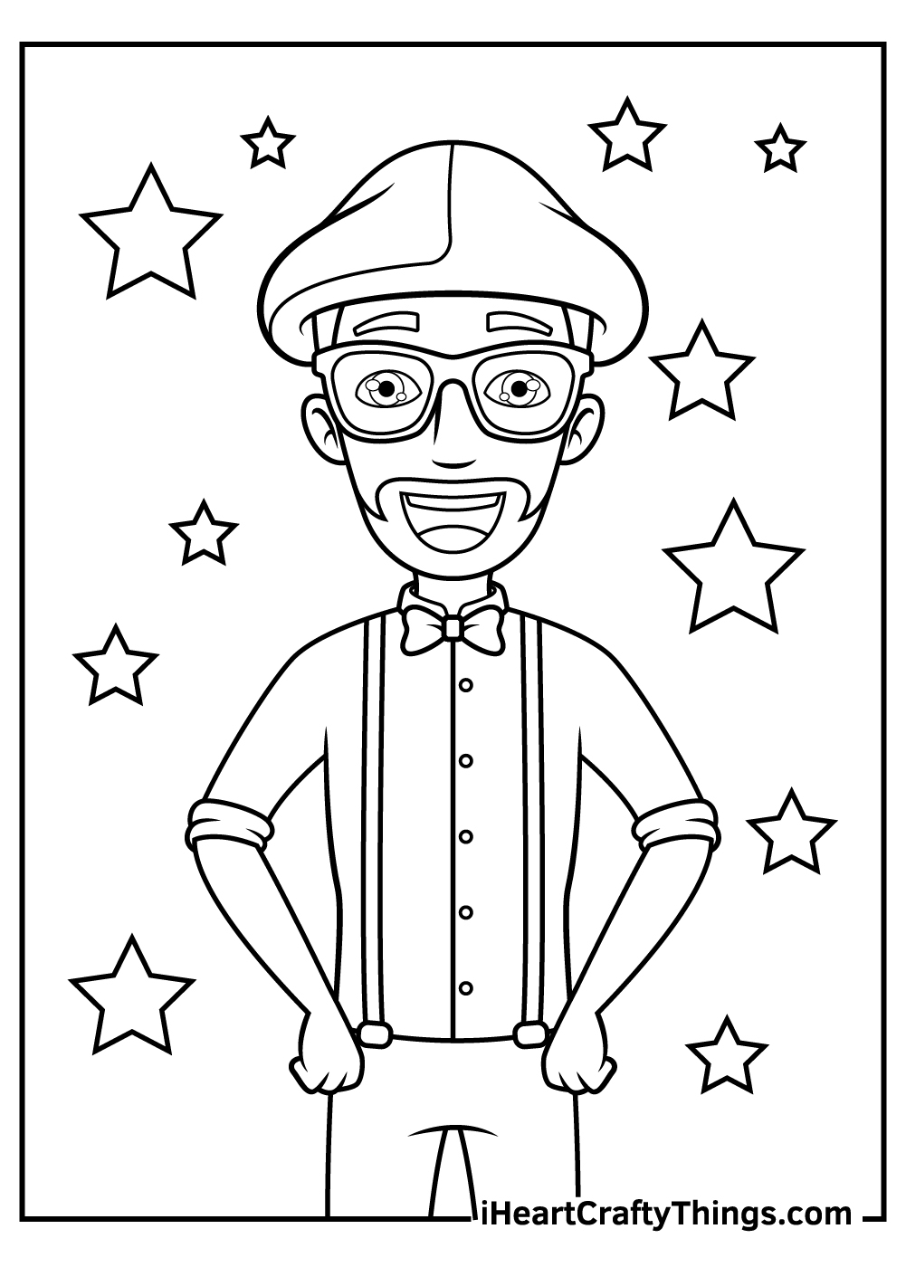 25 Blippi Coloring Pages 100 Free Printable PDFs 