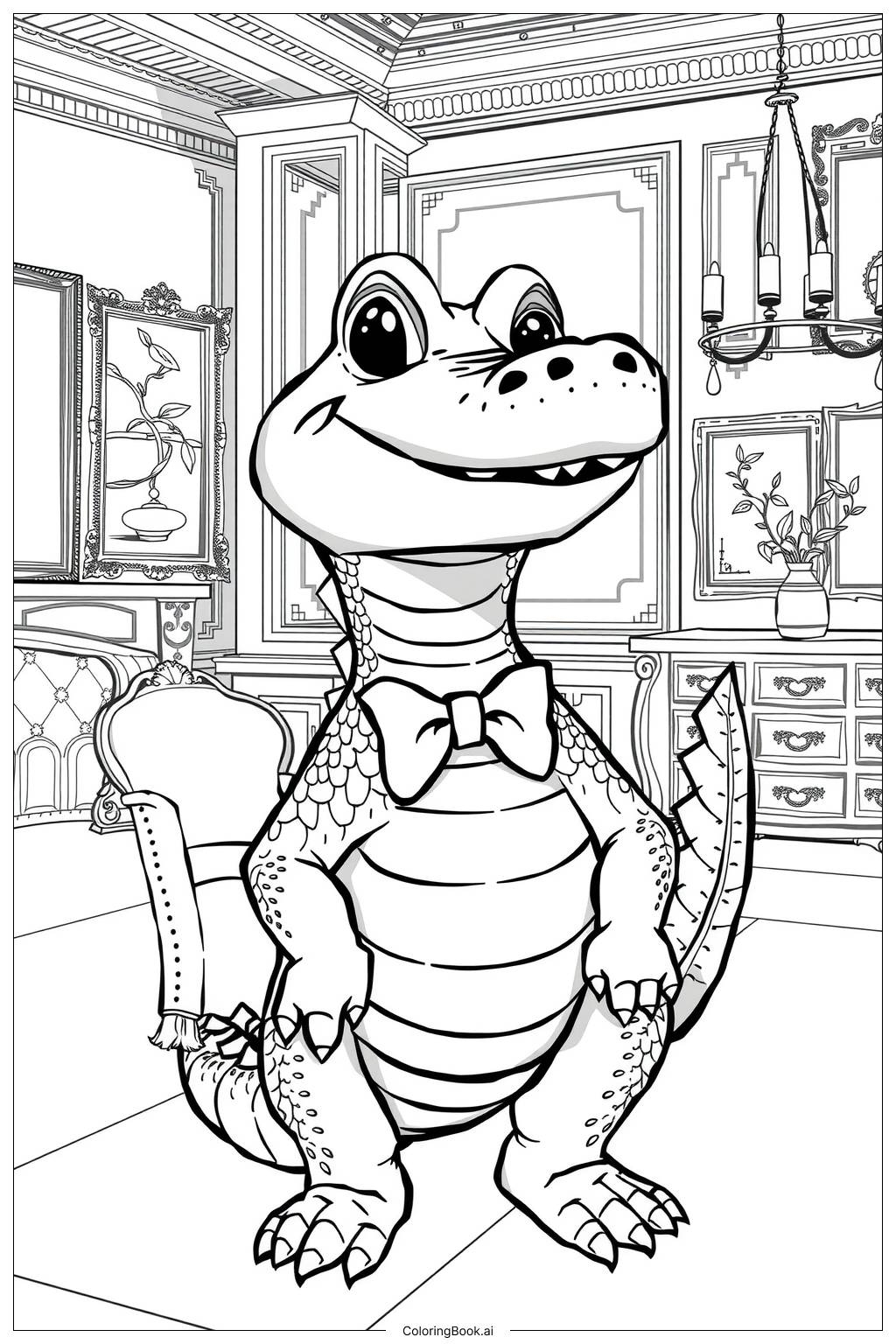 25 Crocodile Coloring Pages Free PDF PNG Printables 