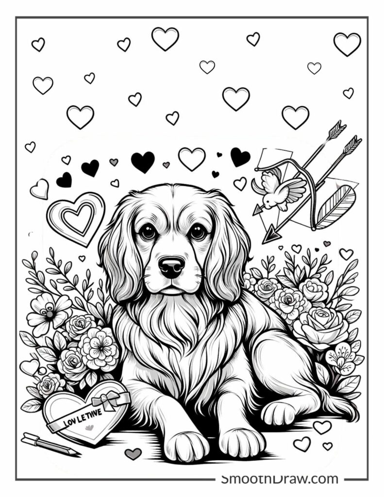 25 Dog Coloring Pages Cute Puppies Cartoon Dogs
