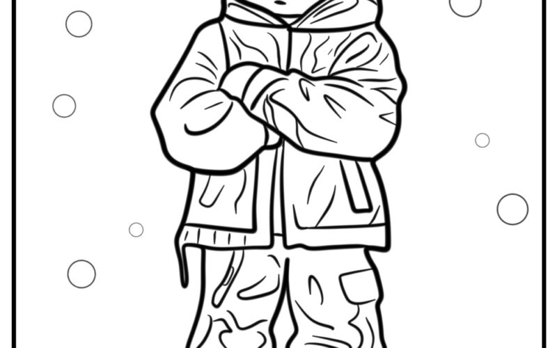 25 Kaws Coloring Pages 100 Free To Printables To Download