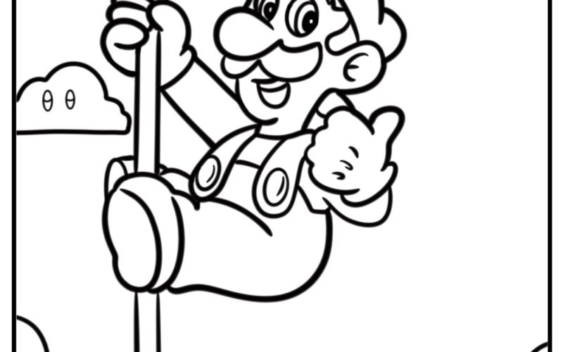 25 Luigi Coloring Pages 100 Free To Print