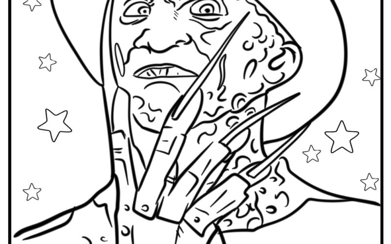 25 New Horror Coloring Pages 100 Free To Print