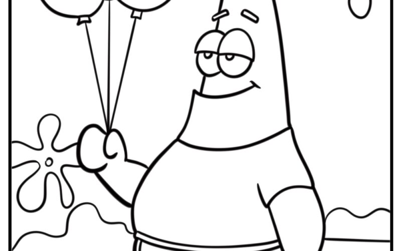 25 Patrick Star Coloring Pages 100 Free To Print