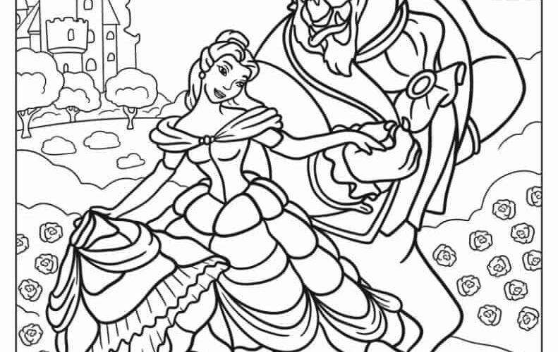 26 Beauty And The Beast Coloring Pages Free PDF Printables