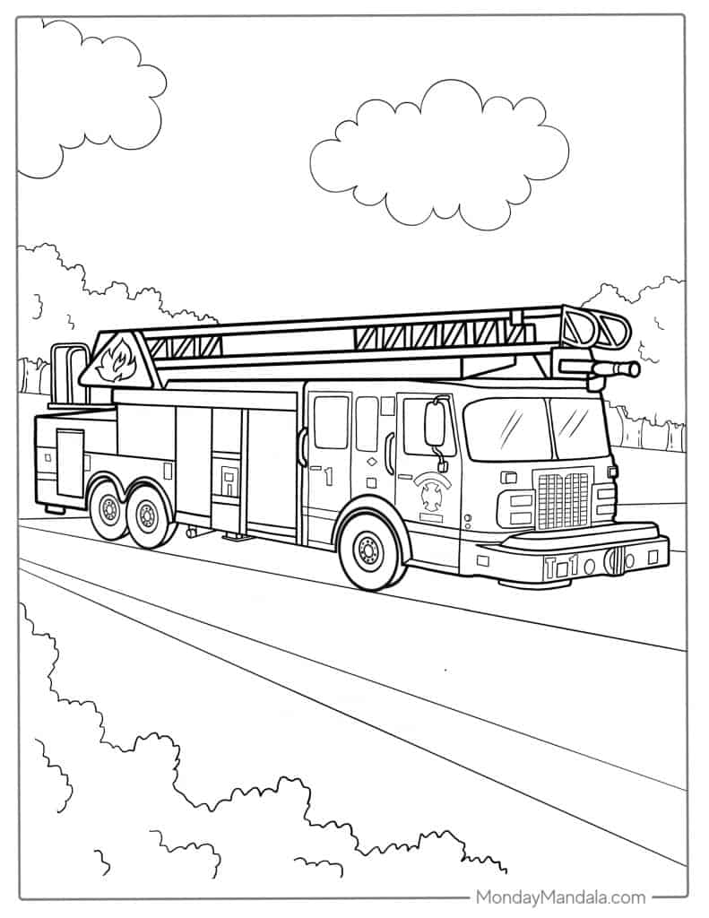 26 Fire Truck Coloring Pages Free PDF Printables 26 Fire Truck Coloring Pages Free PDF Printables