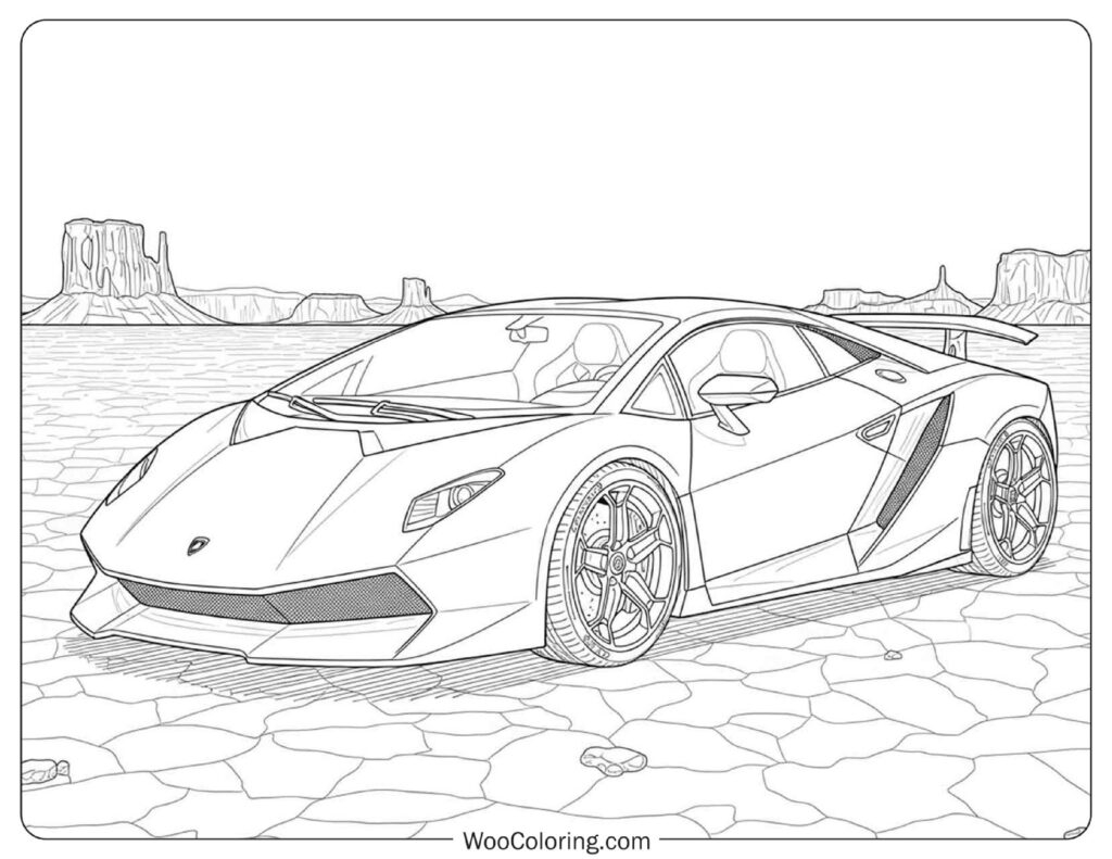 lambo coloring pages