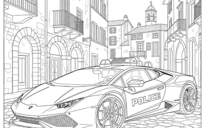 26 Lamborghini Coloring Pages Free PDF To Print Woo Coloring