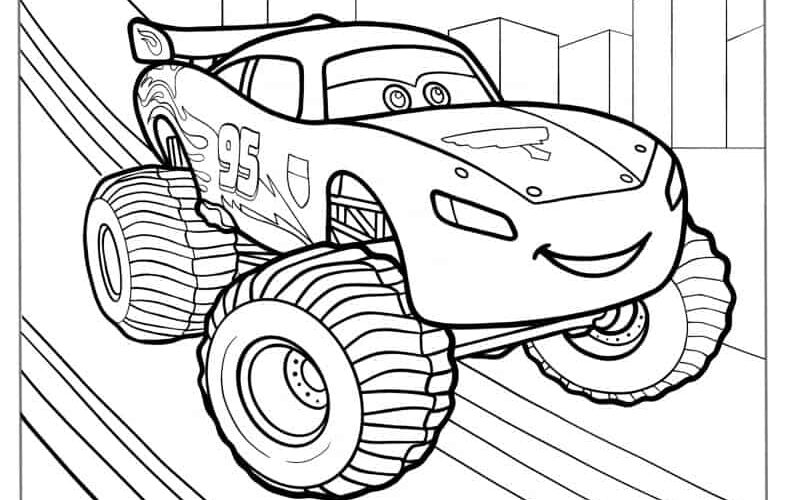 26 Lighting McQueen Coloring Pages Free PDF Printables