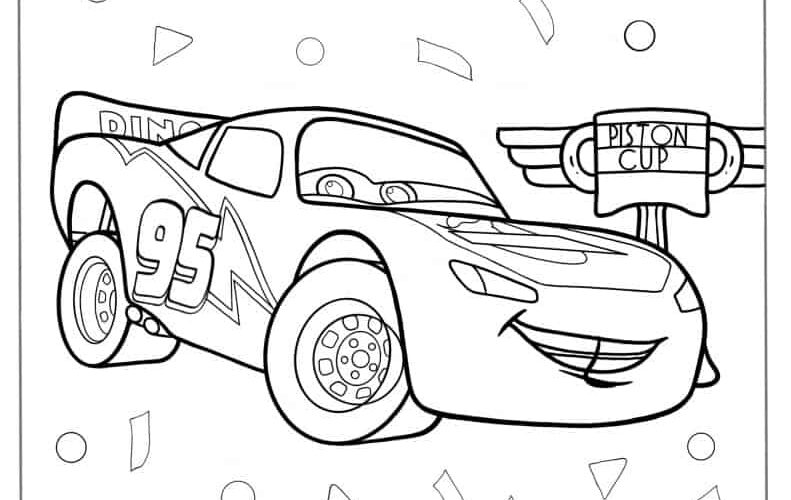 26 Lighting McQueen Coloring Pages Free PDF Printables