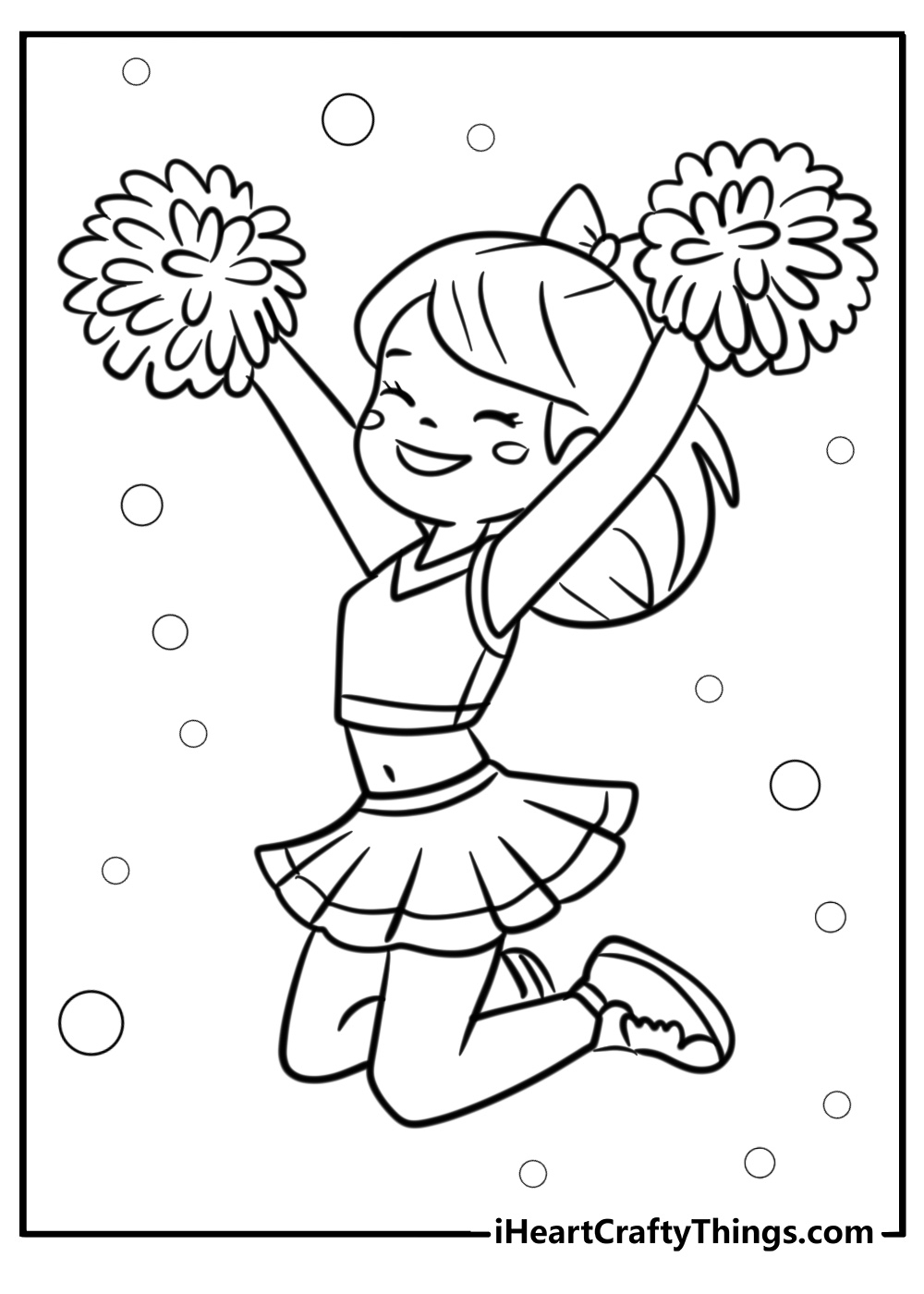 26 New Cheerleader Coloring Pages 100 Free To Print 