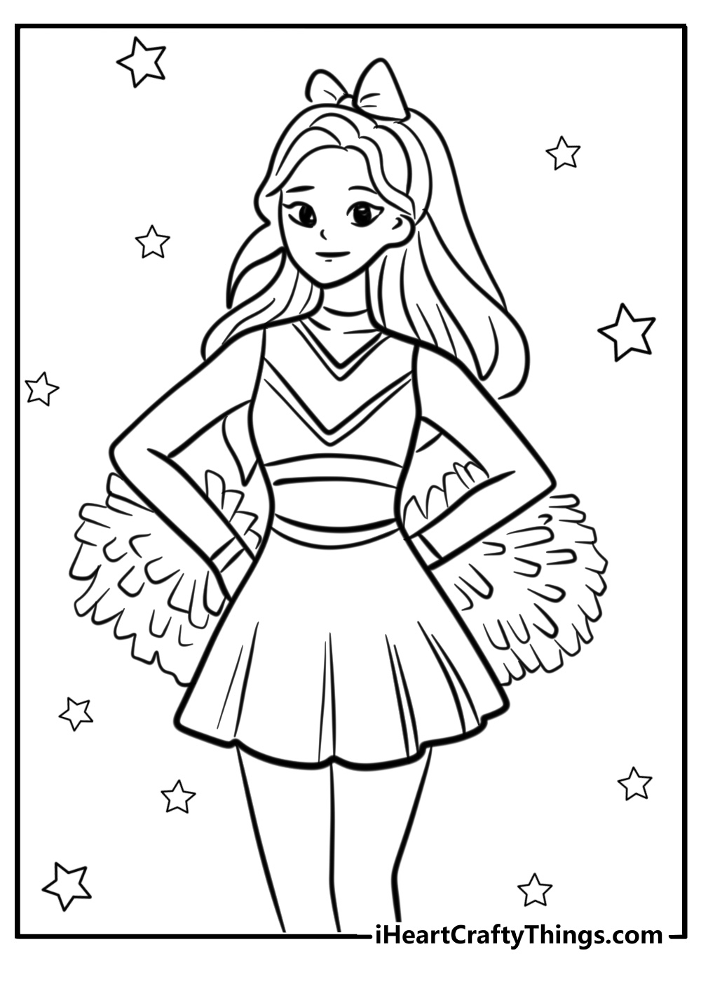 26 New Cheerleader Coloring Pages 100 Free To Print 