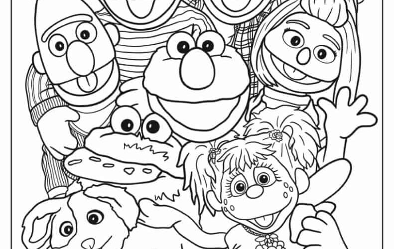 26 Sesame Street Coloring Pages Free PDF Printables