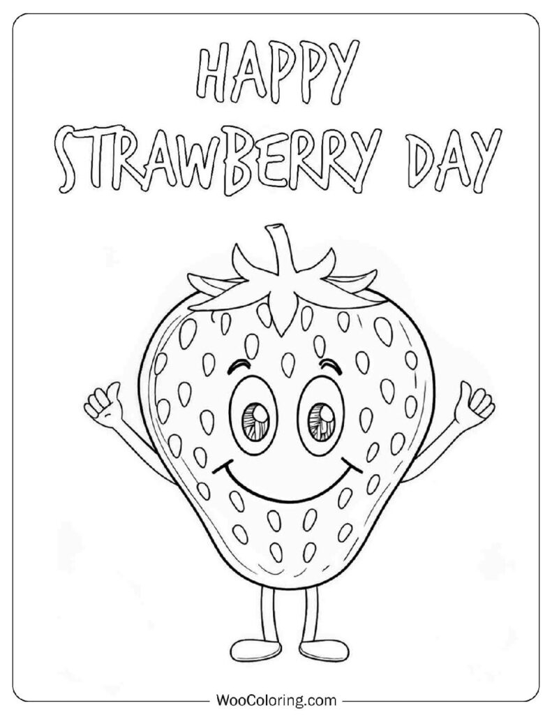 coloring pages for strawberry