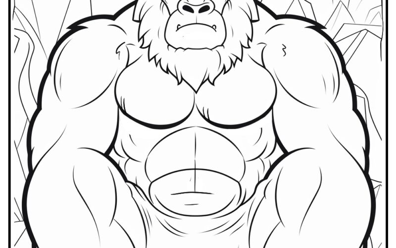 27 King Kong Coloring Pages 100 Free PDF Printable