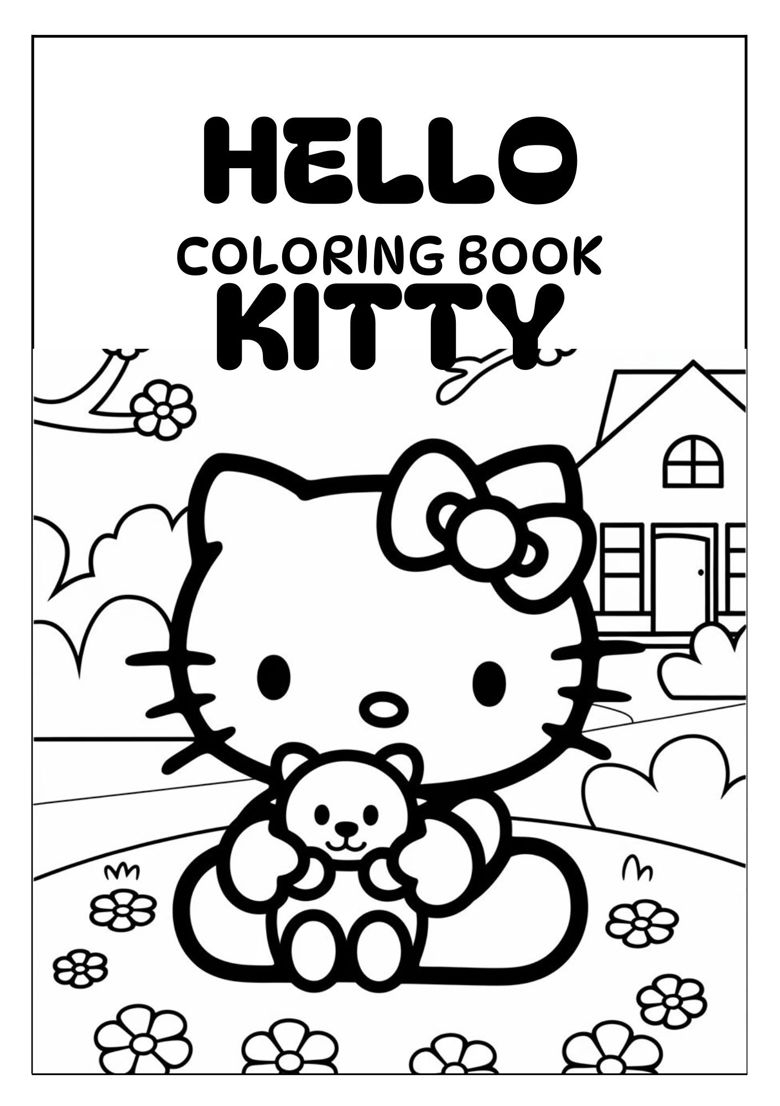 hello kitty free coloring pages hello kitty free coloring pages