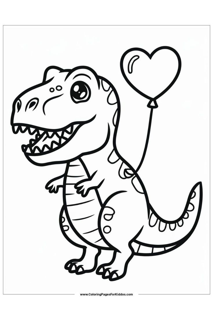 tyrannosaurus rex coloring page