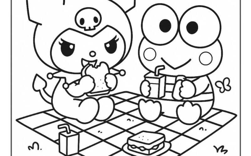 28 Kuromi Coloring Pages Smooth Draw