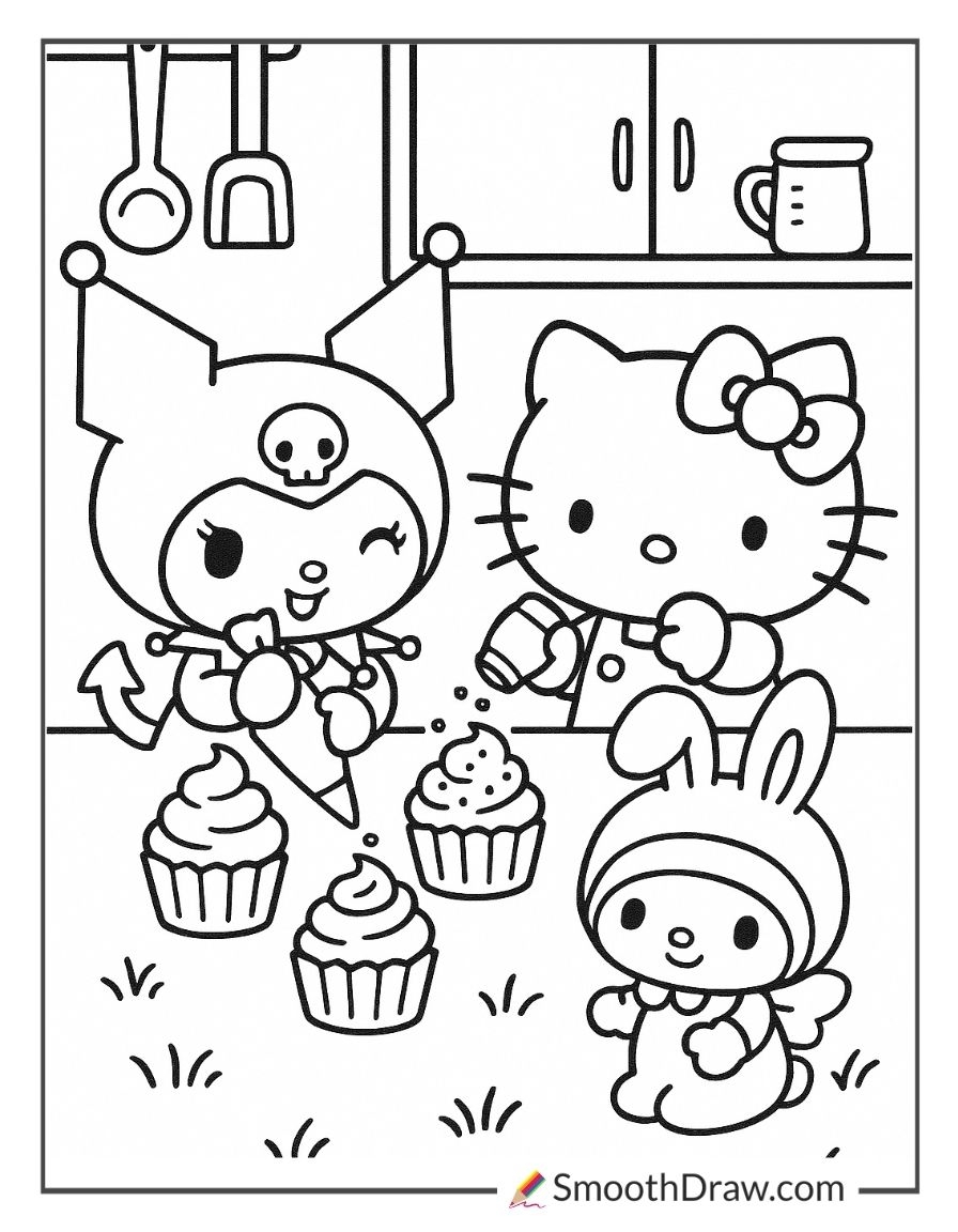 coloring pages sanrio