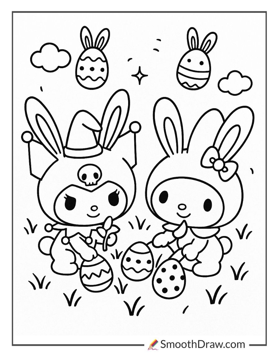 28 Kuromi Coloring Pages Smooth Draw 28 Kuromi Coloring Pages Smooth Draw
