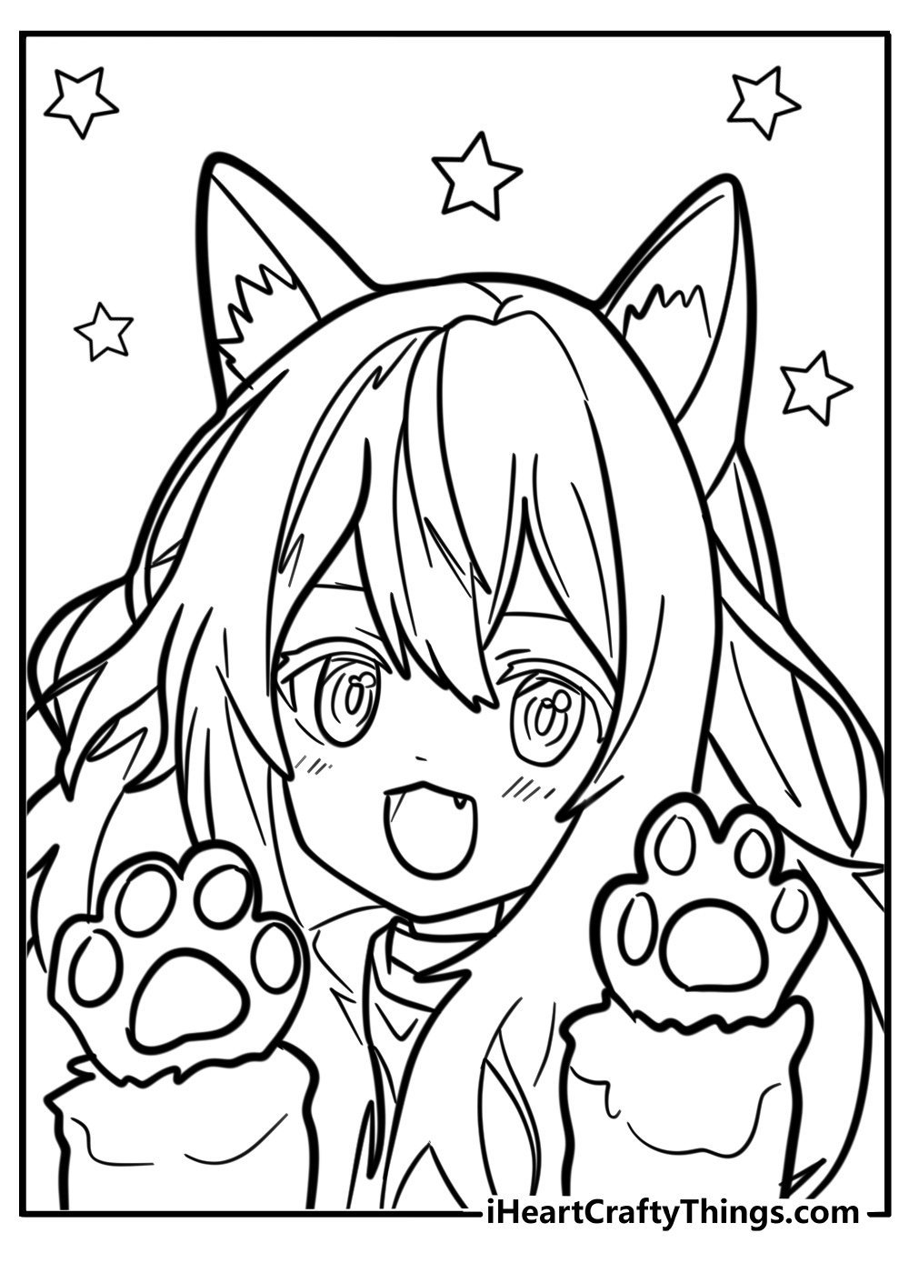 anime coloring page