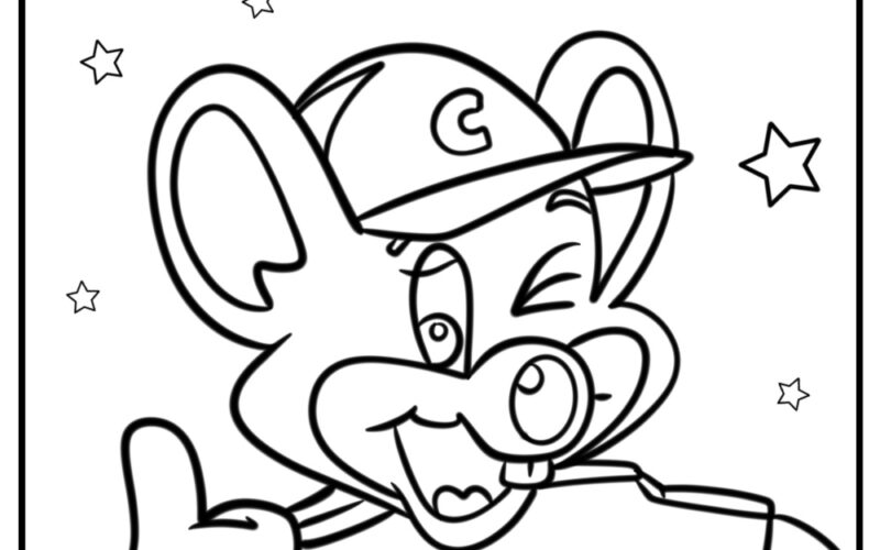 28 New Chuck E Cheese Coloring Pages 100 Free To Print