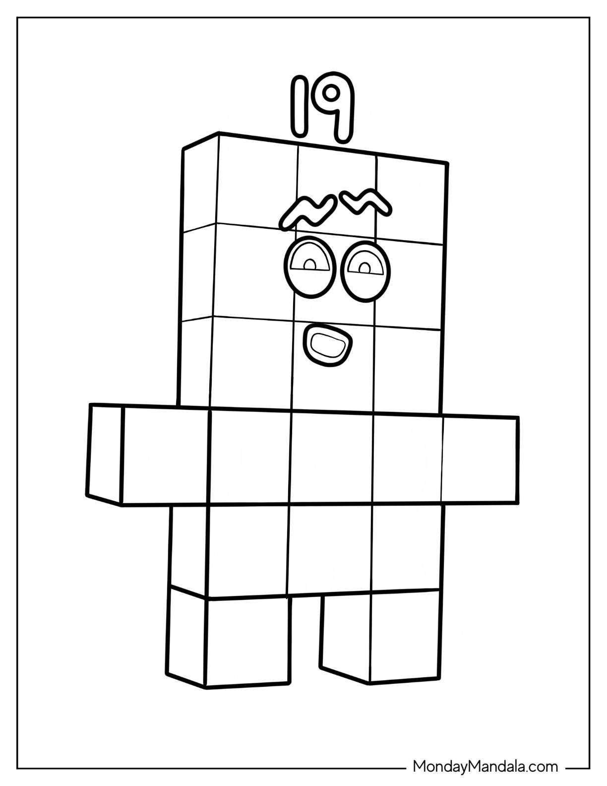 28 Numberblocks Coloring Pages Free PDF Printables 